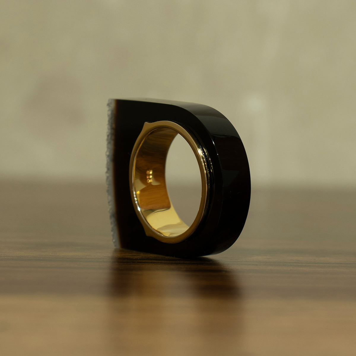 Crystal Onyx Ring #03