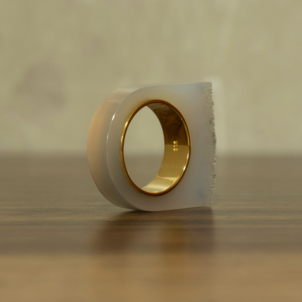 Crystal agate Ring #06