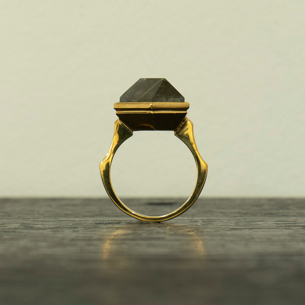Labradorite Ring _ Polygon #01