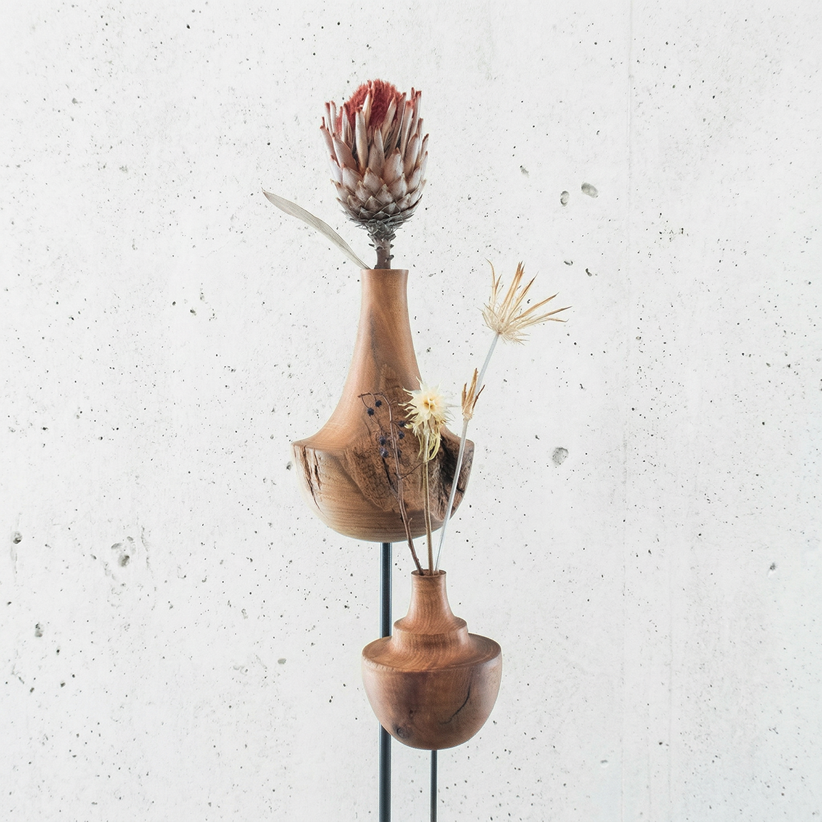 Sprig vase double_親子枝挿し