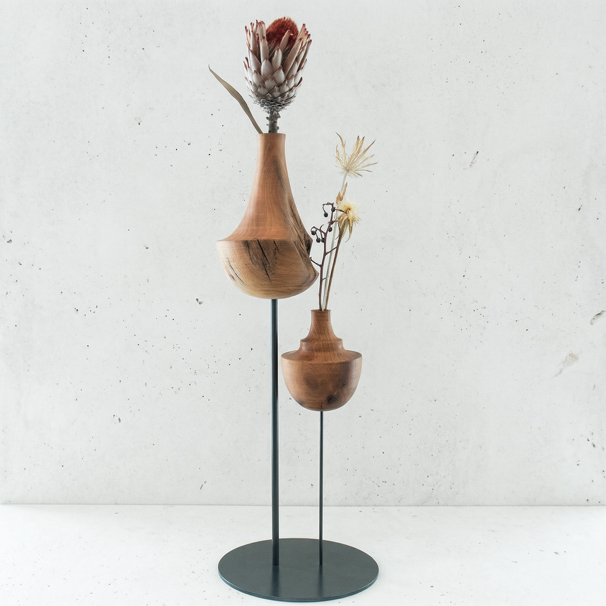Sprig vase double_親子枝挿し