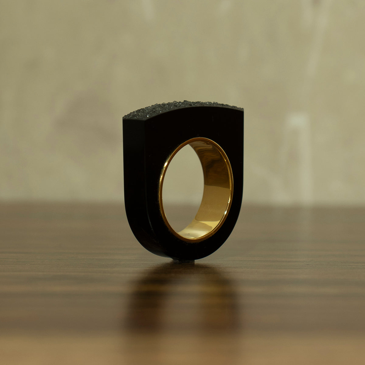 Crystal Onyx Ring #02