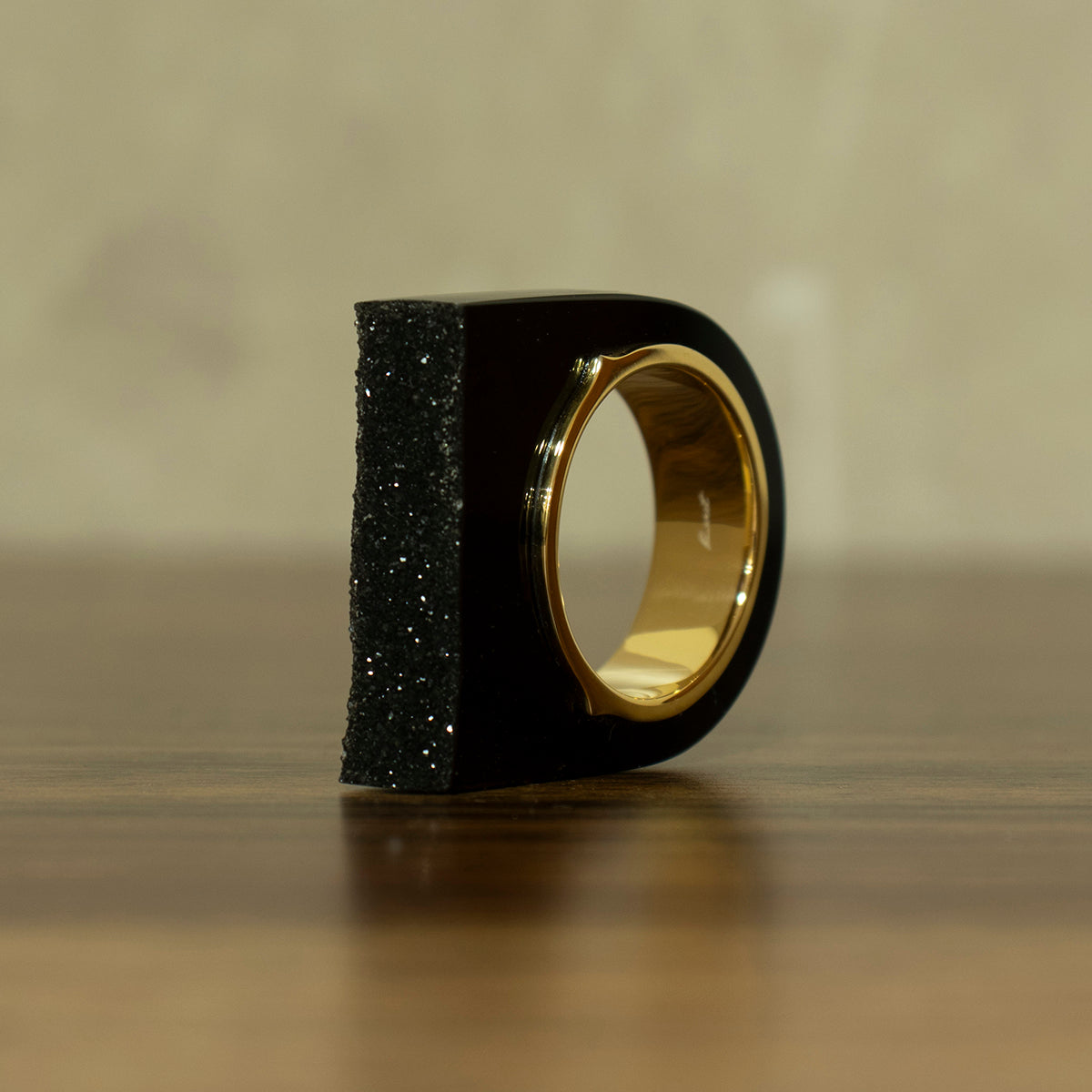Crystal Onyx Ring #08