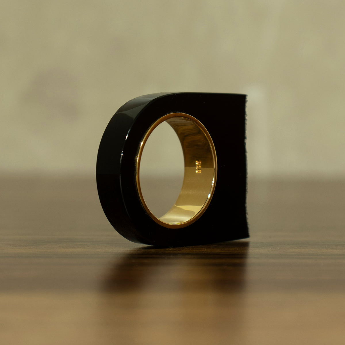 Crystal Onyx Ring #08