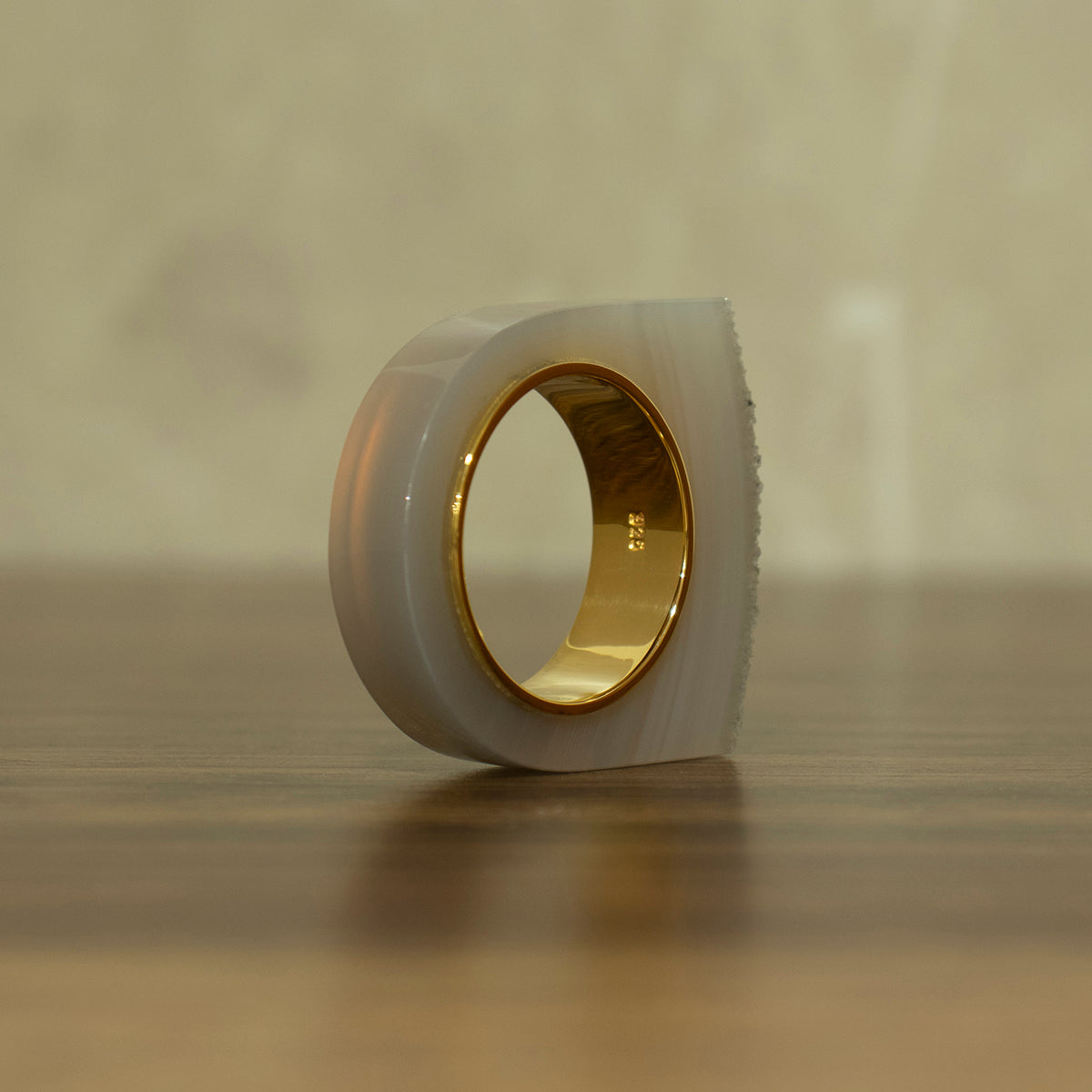 Crystal agate Ring #02