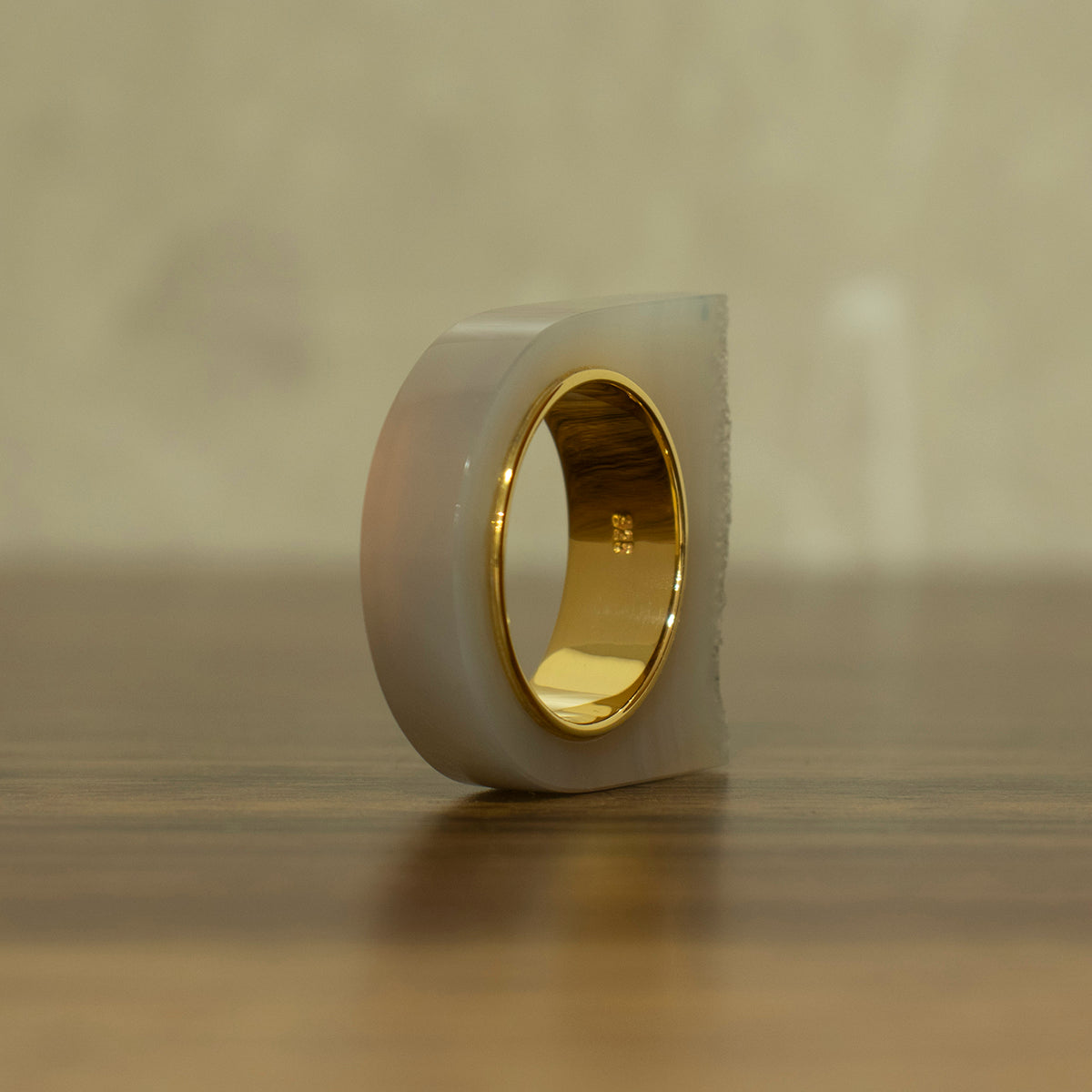 Crystal agate Ring #04