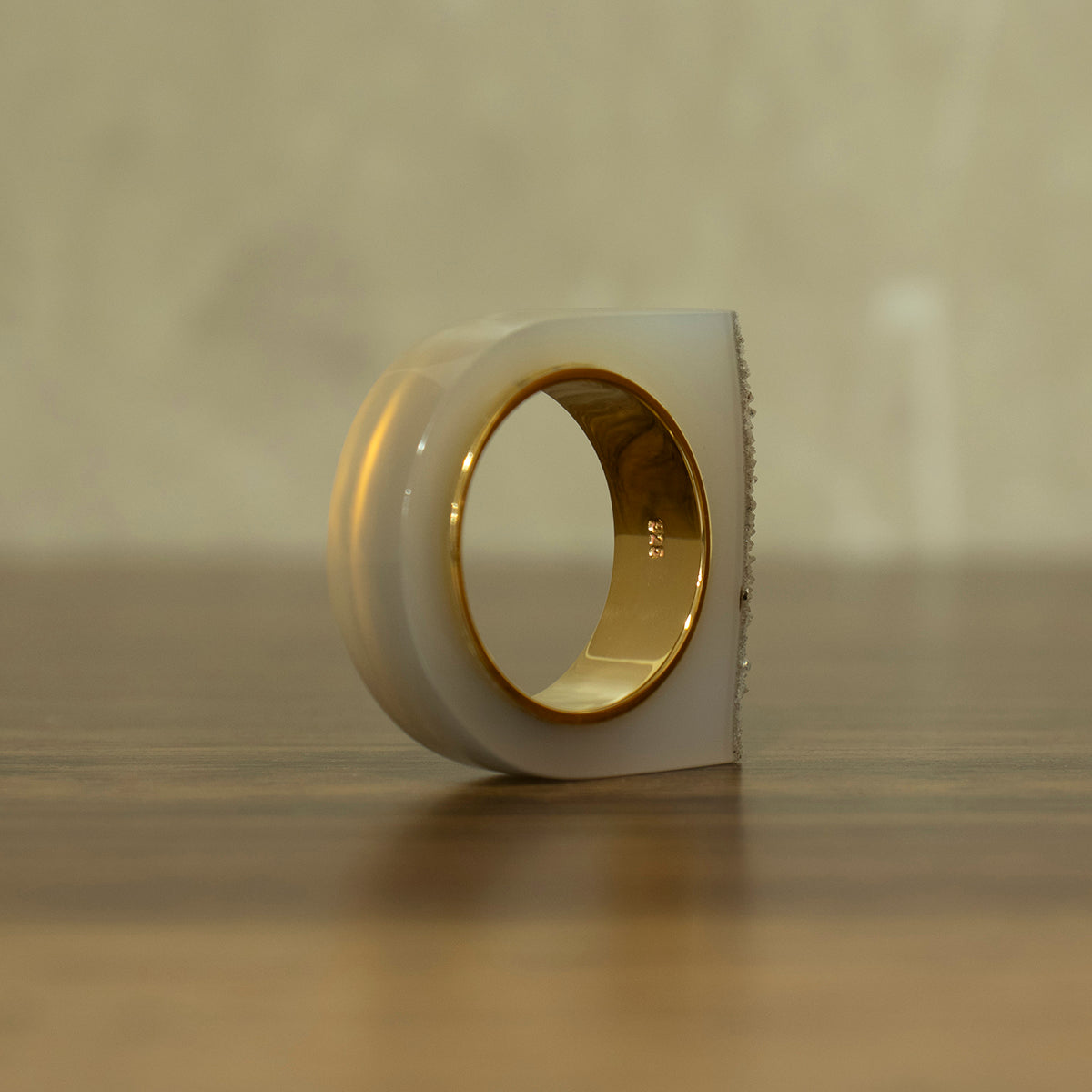 Crystal agate Ring #05