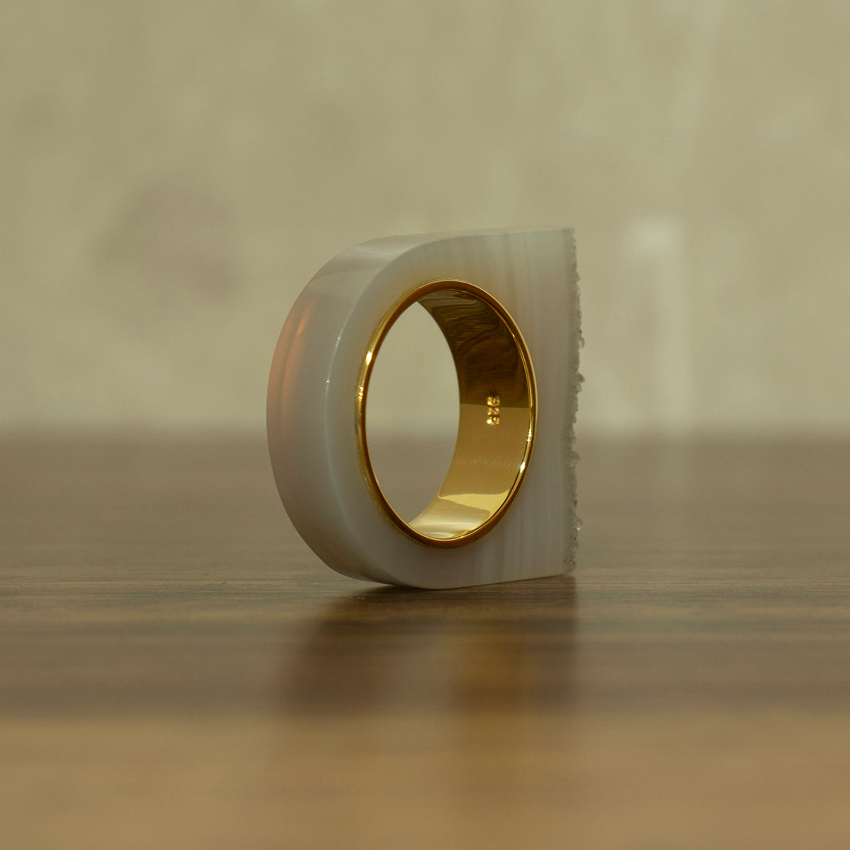 Crystal agate Ring #09