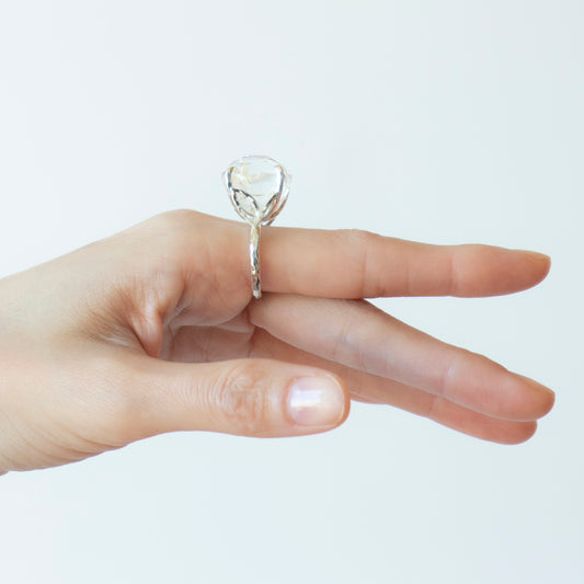 Kakkomi Ring _ Quartz _ Round