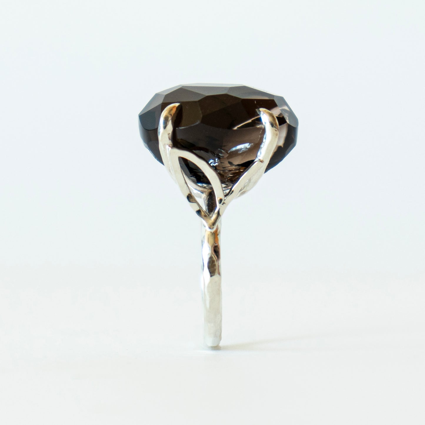 Kakkomi Ring _  Smoky Quartz _ Oval
