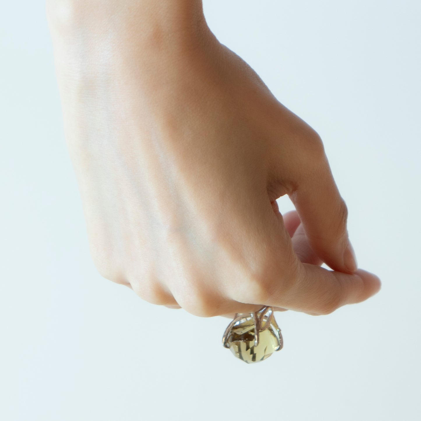 Kakkomi Ring _  Lemon Quartz _ Round