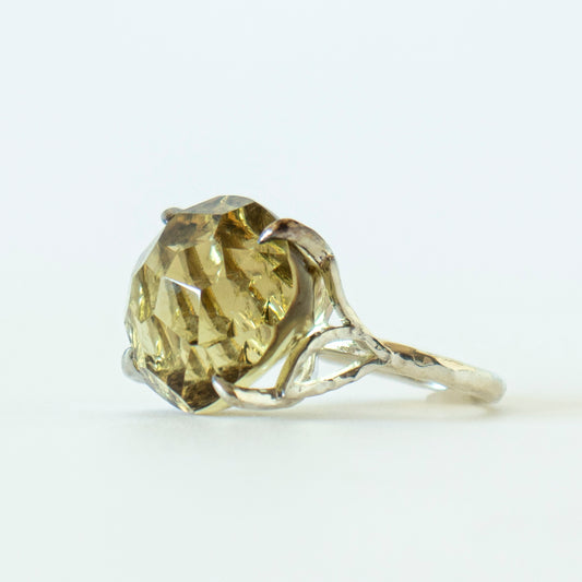 Kakkomi Ring _  Lemon Quartz _ Round