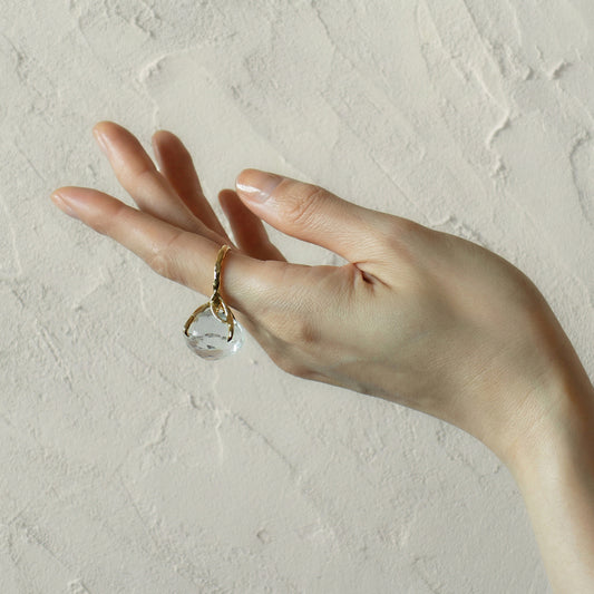 Kakkomi Ring _ Quartz _ Oval