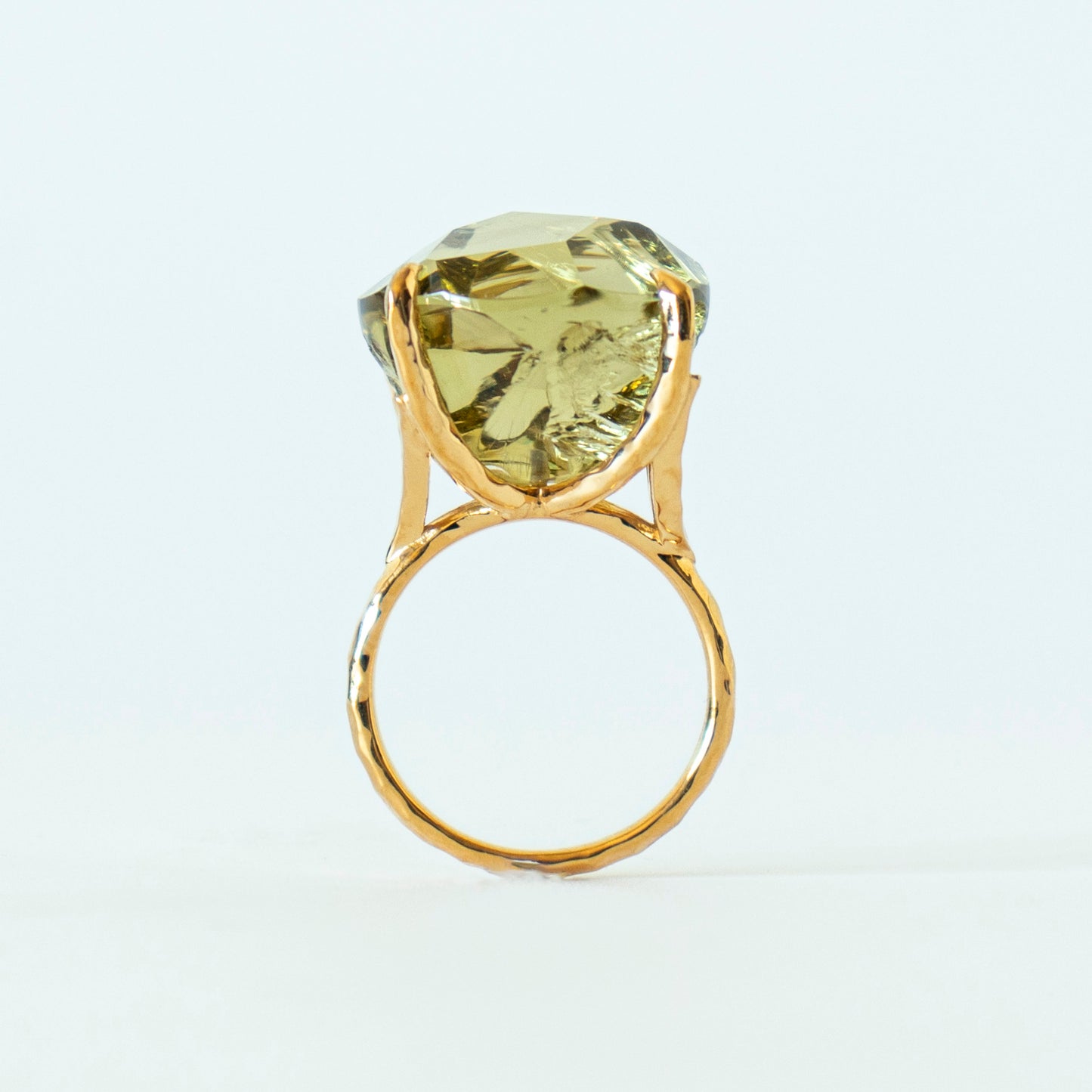 Kakkomi Ring _  Lemon Quartz _ Round