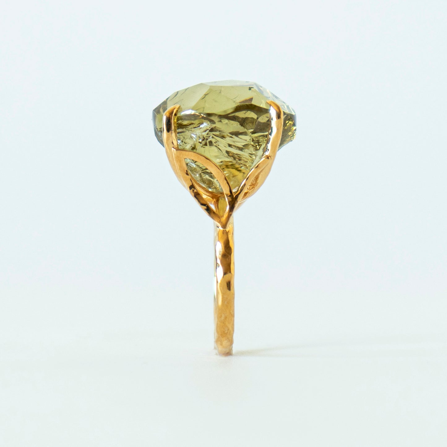 Kakkomi Ring _  Lemon Quartz _ Round