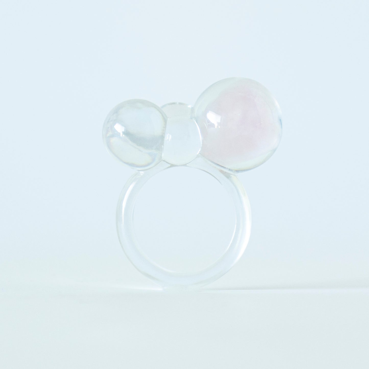 Cell Ring _ Rose Quartz