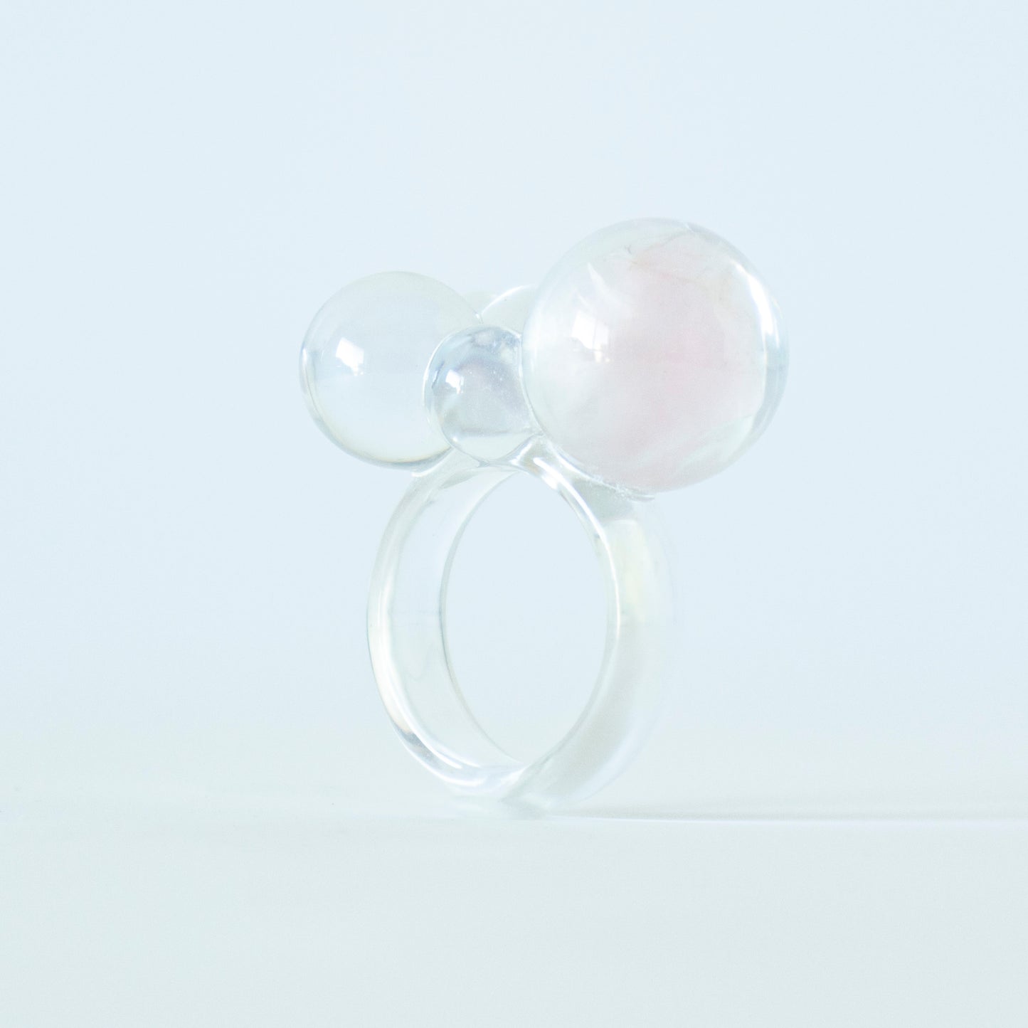 Cell Ring _ Rose Quartz