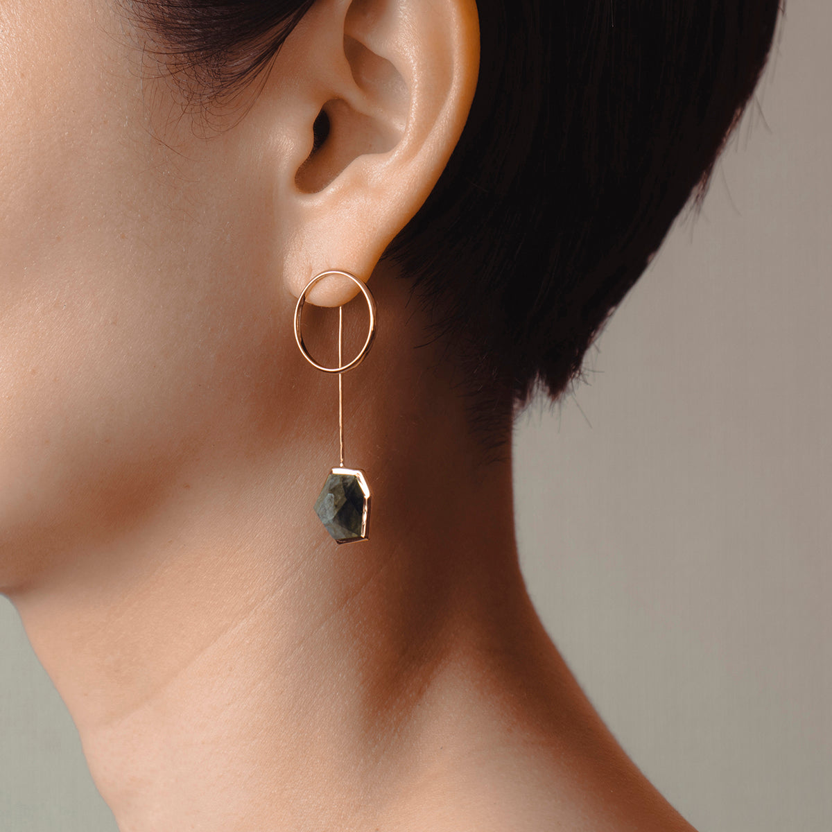 Labradorite Pierce _ Polygon #02