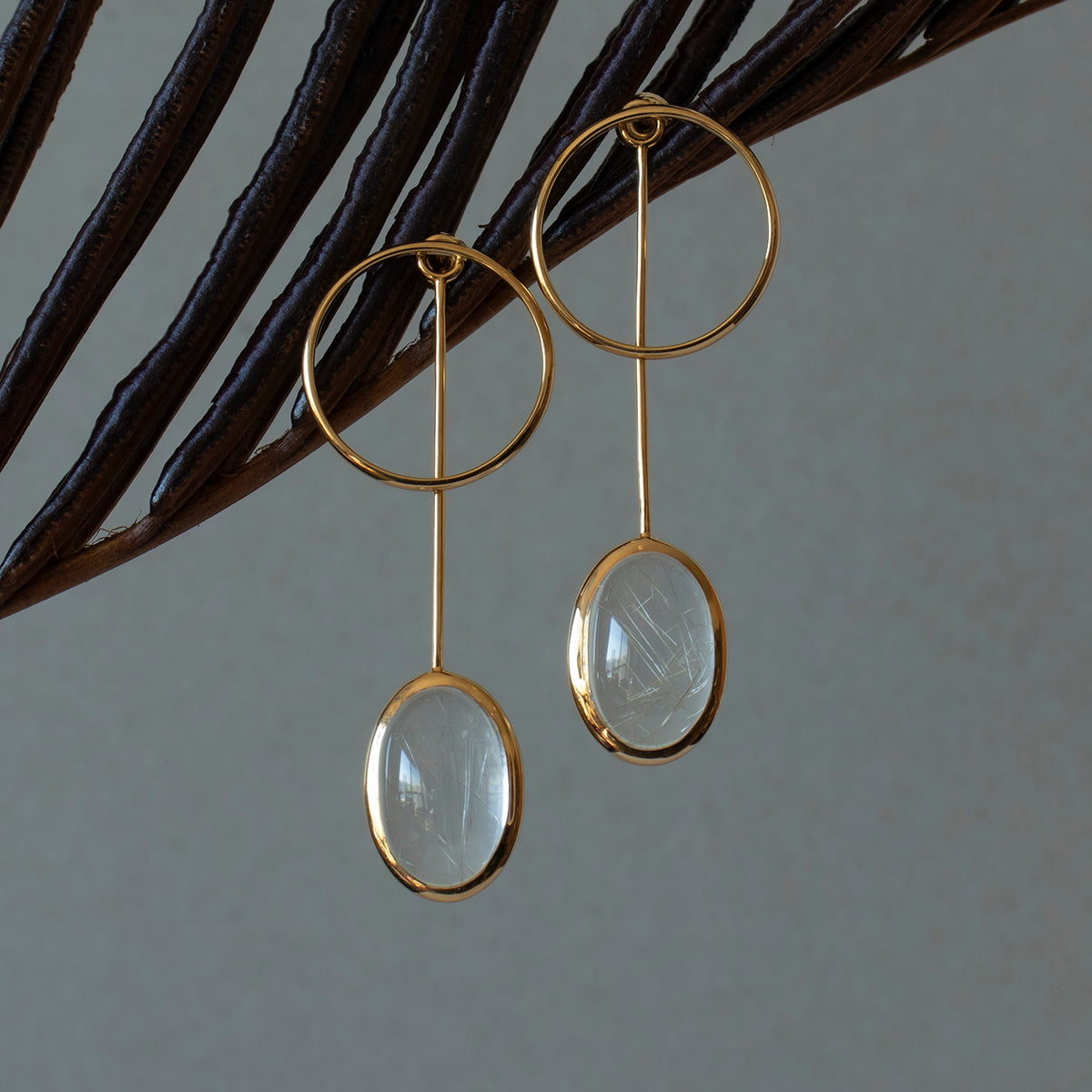 Rutile Quartz Pierce _ Dome #01