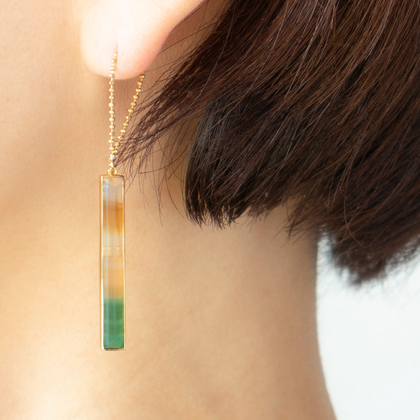 Molded Pierce _ Picture Agate