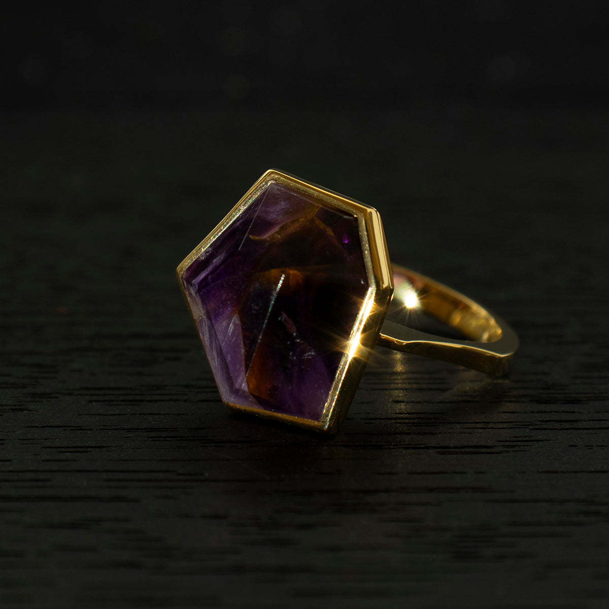 Amethyst Ring _ Polygon #01