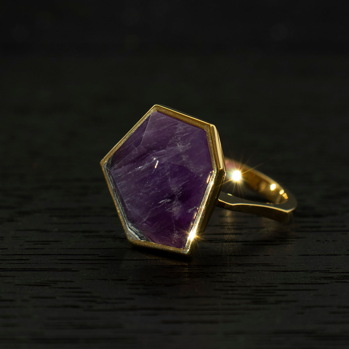 Amethyst Ring _ Polygon #02