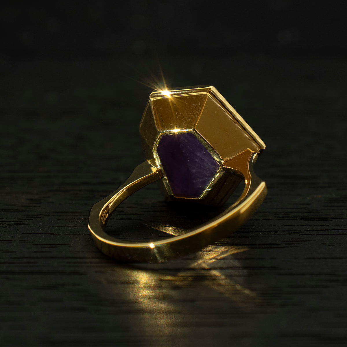 Amethyst Ring _ Polygon #02