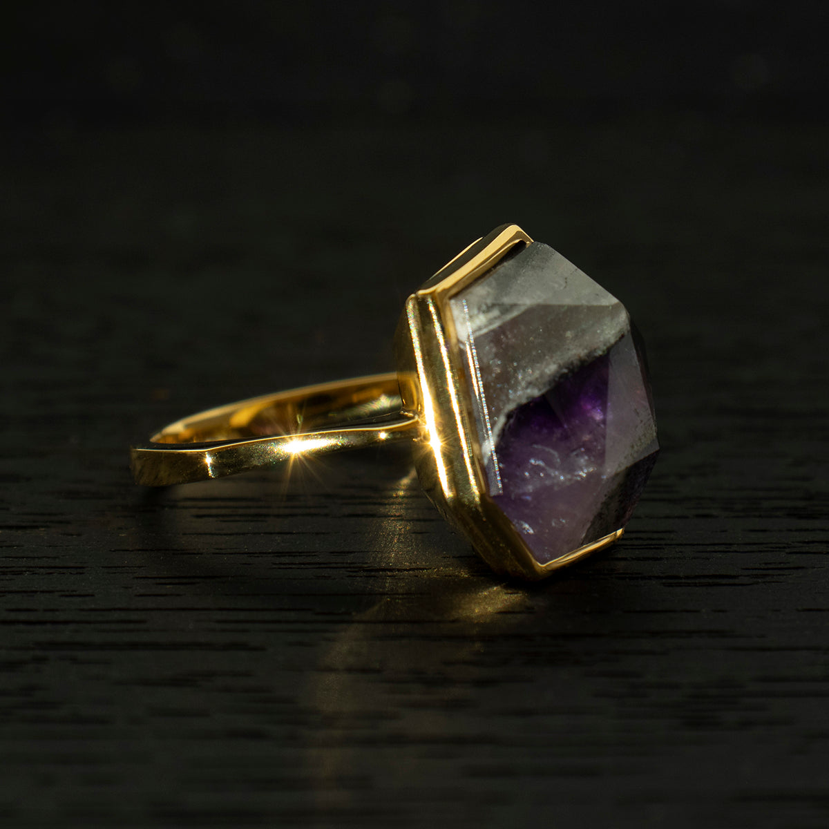 Amethyst Ring _ Polygon #04