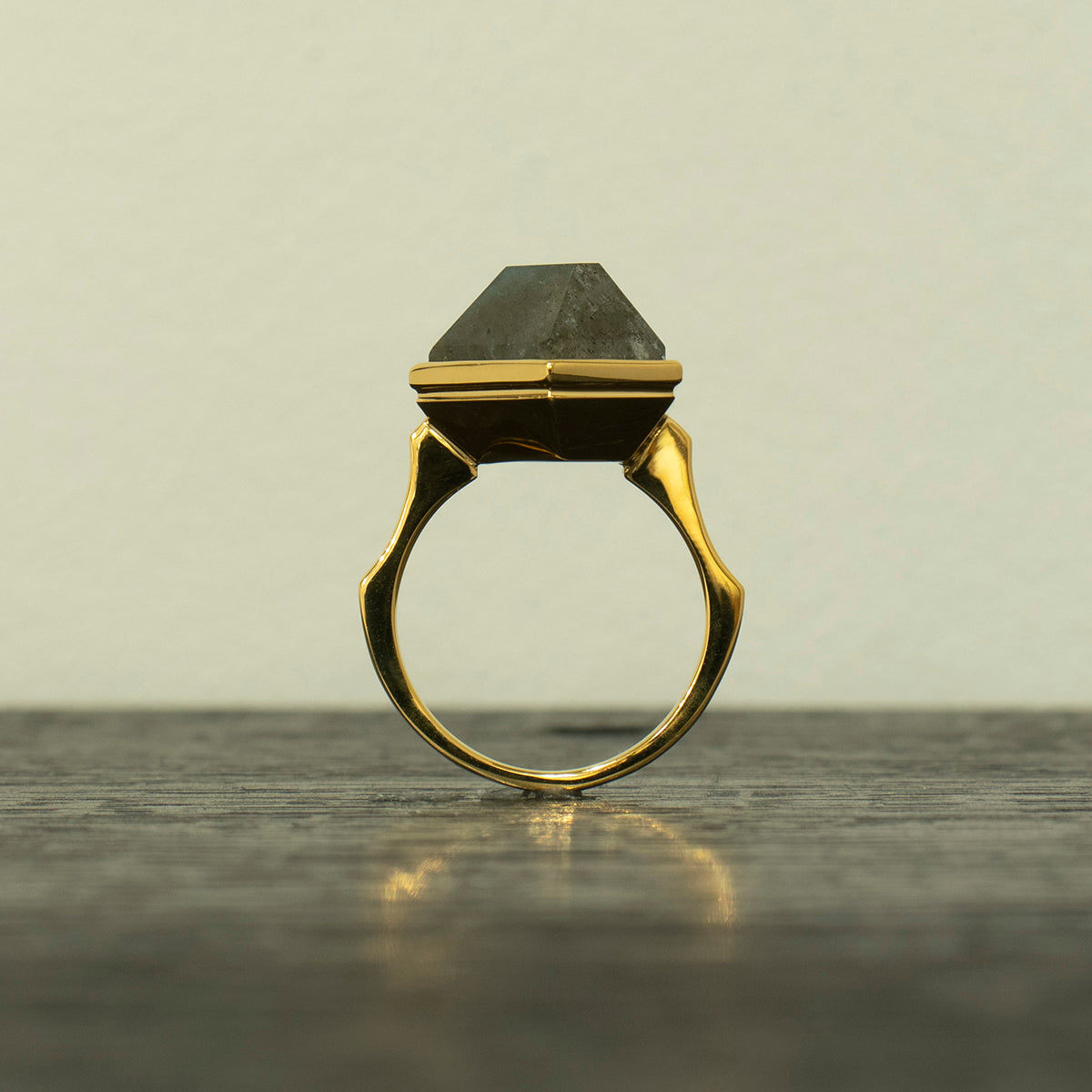 Labradorite Ring _ Polygon #02