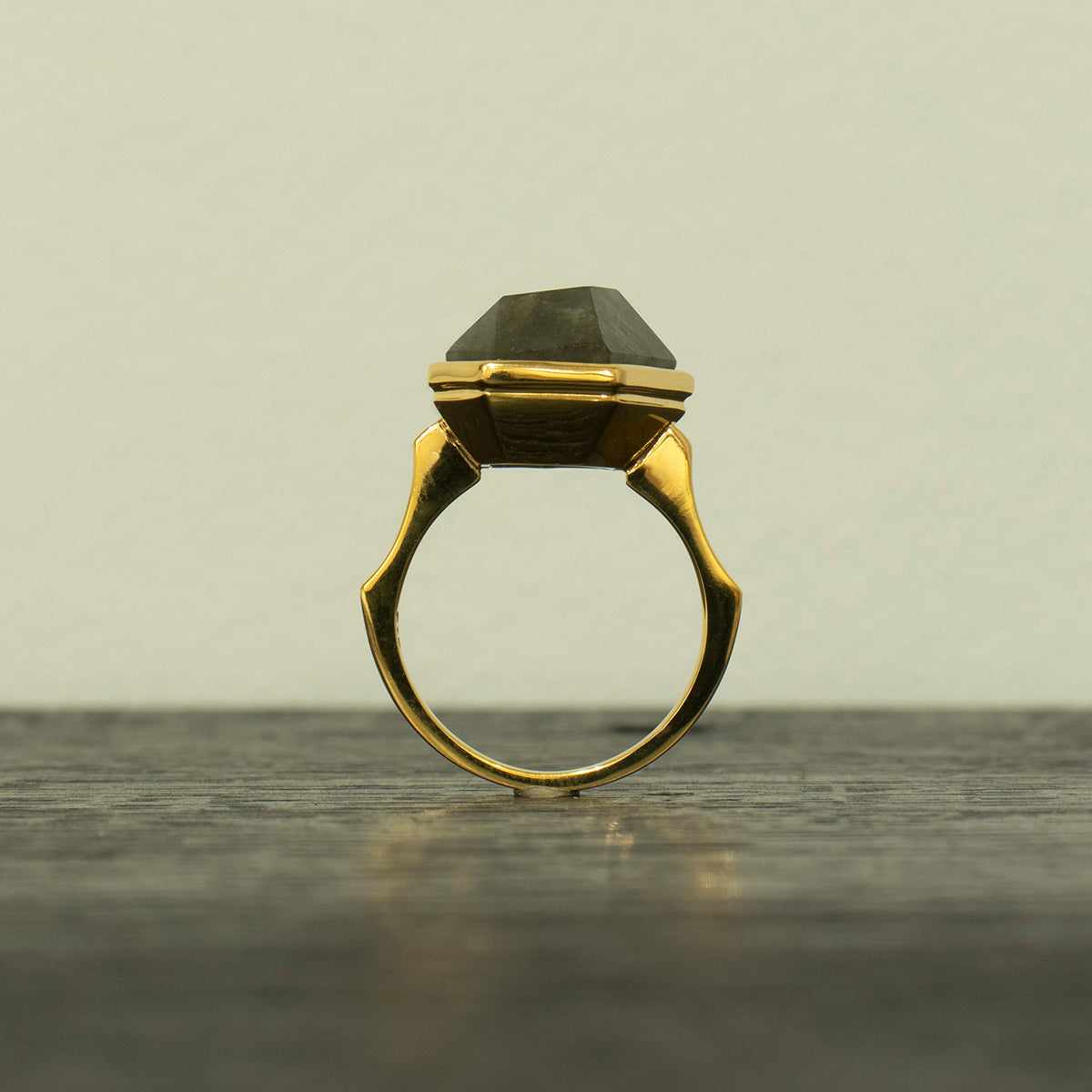 Labradorite Ring _ Polygon #03