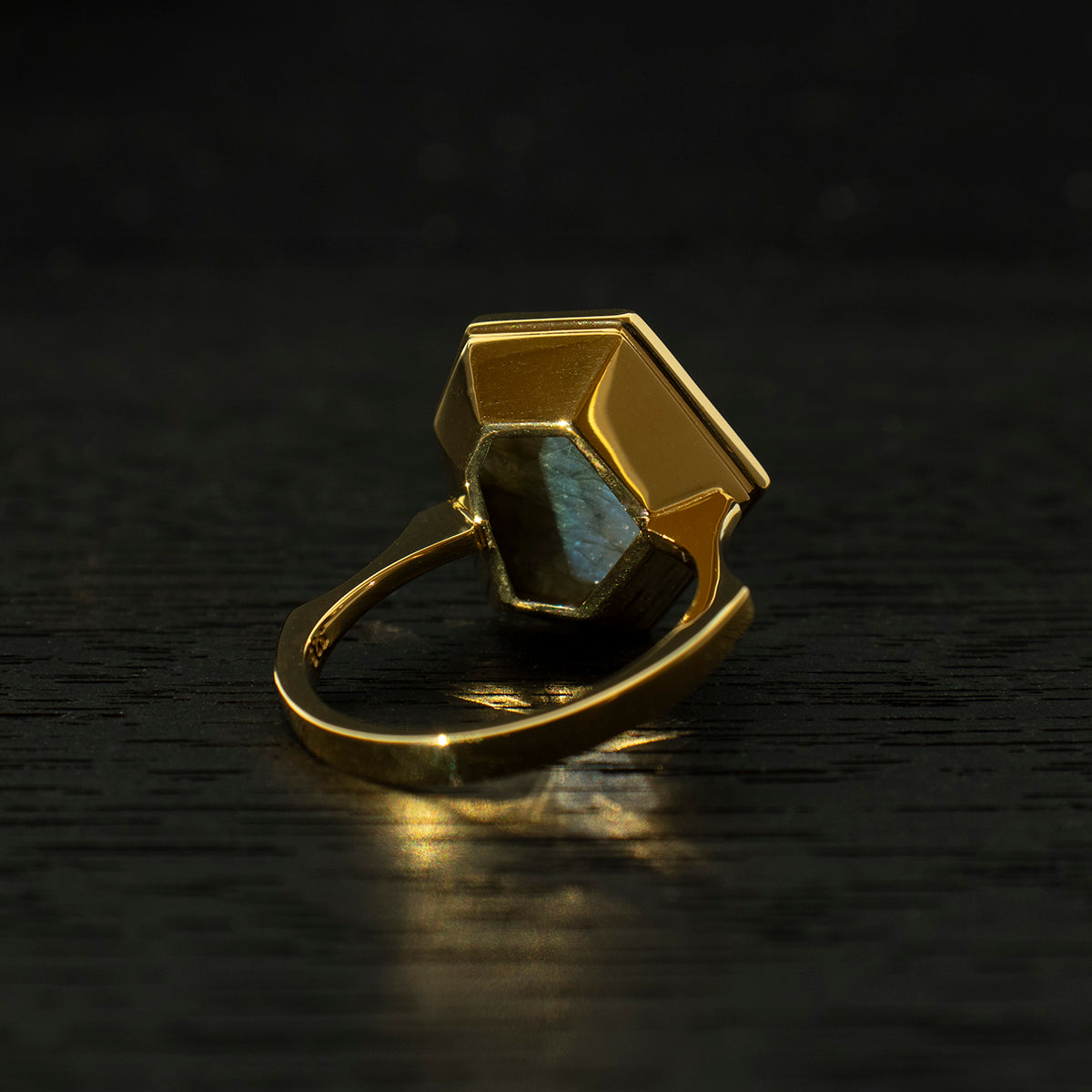 Labradorite Ring _ Polygon #03