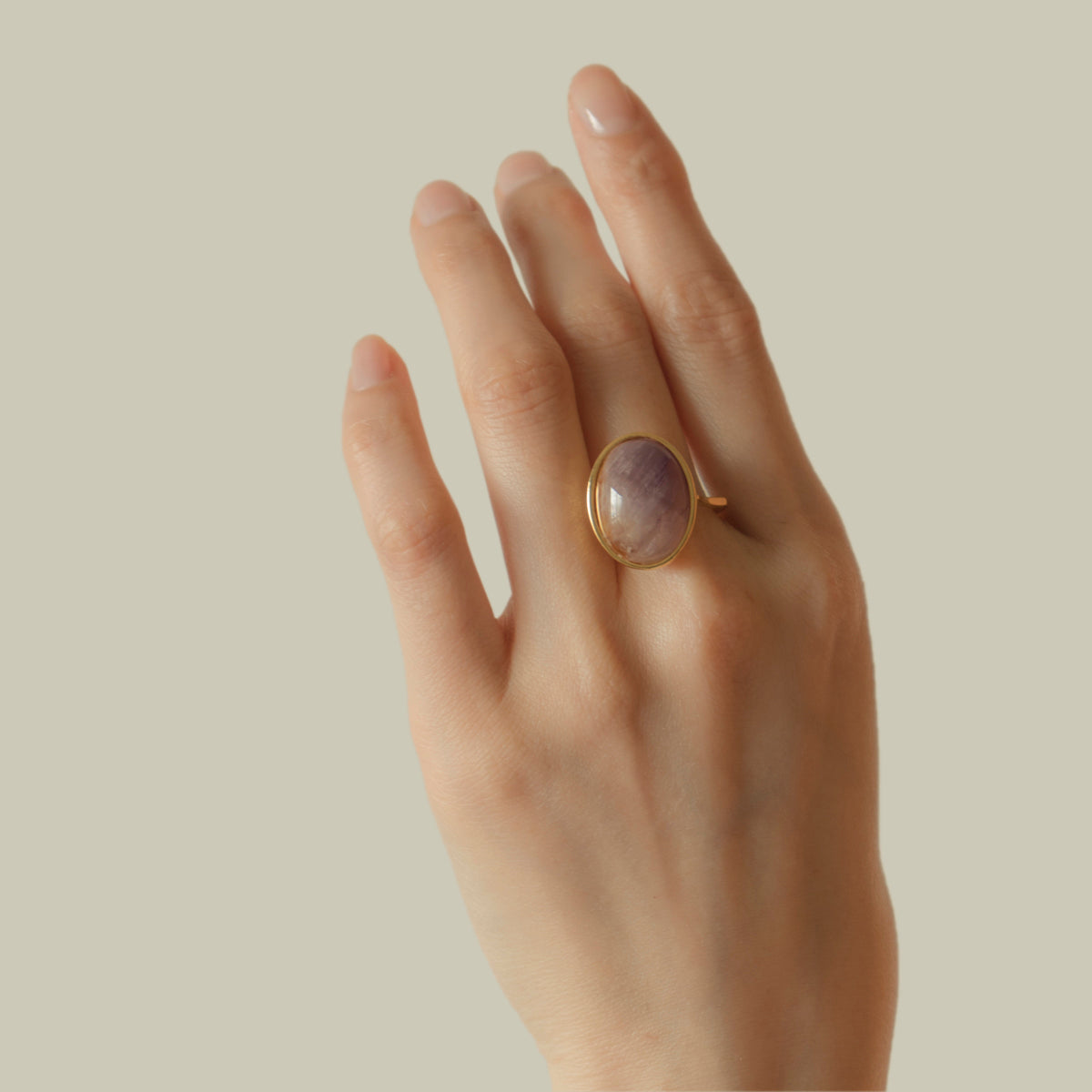 Amethyst Ring _ Dome #01