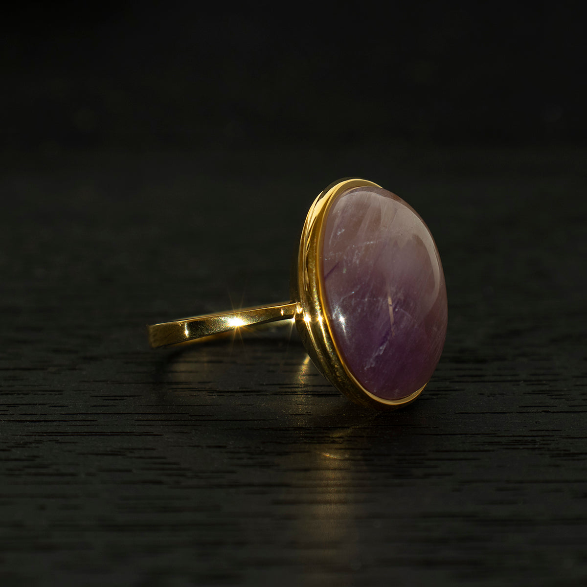 Amethyst Ring _ Dome #01