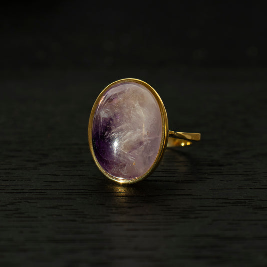 Amethyst Ring _ Dome #02