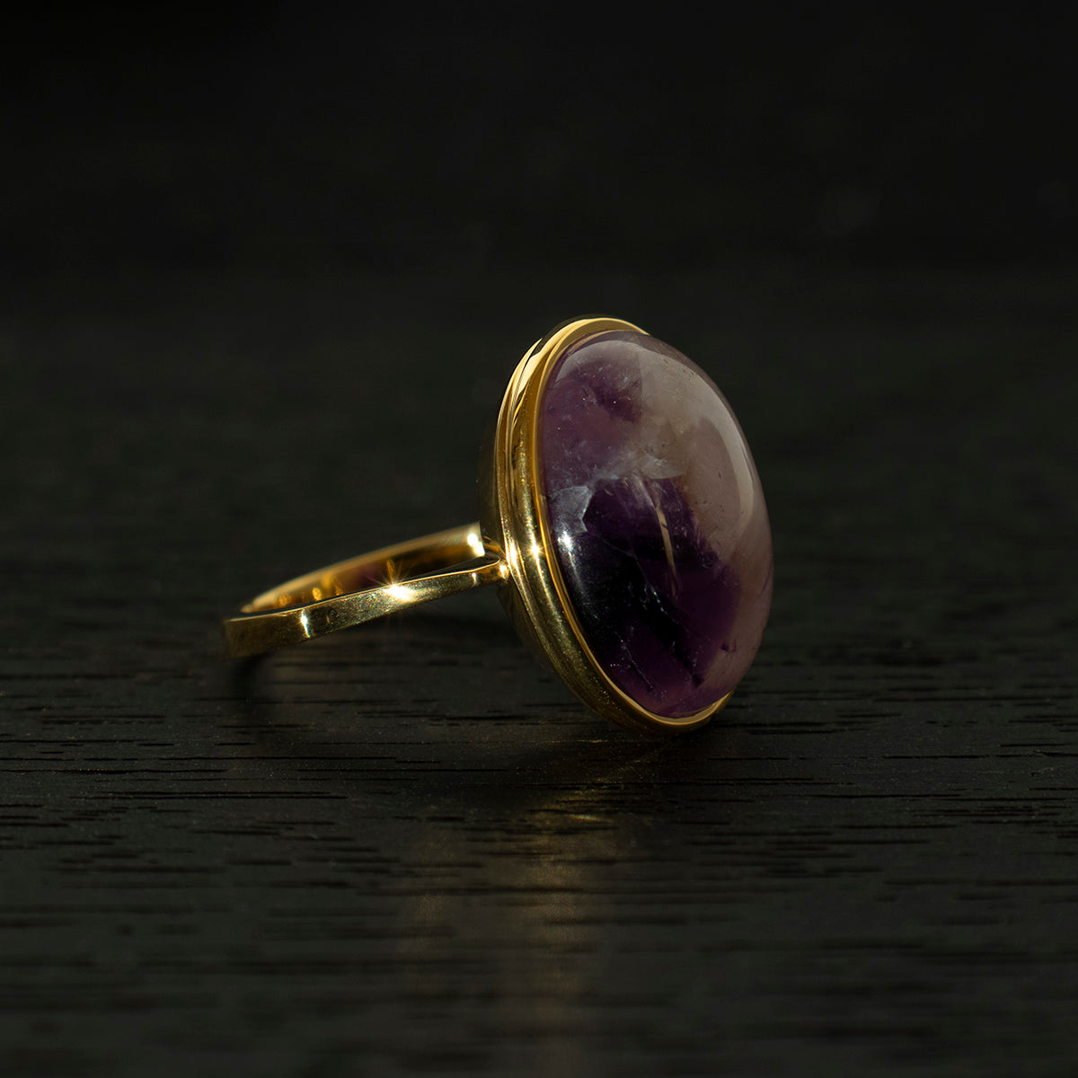 Amethyst Ring _ Dome #02