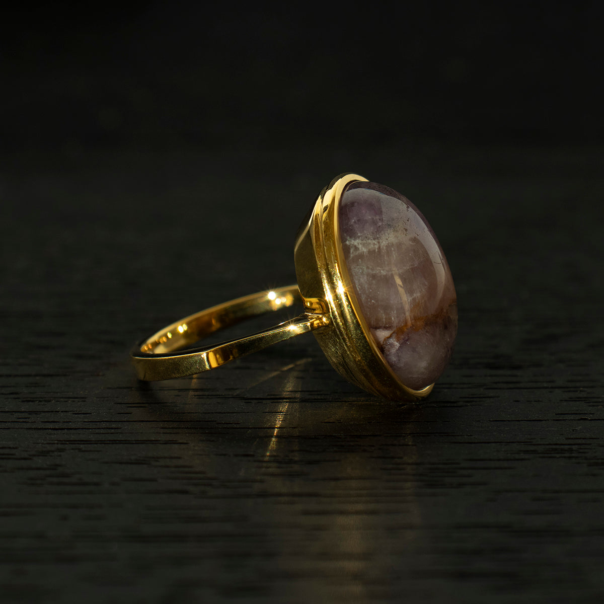 Amethyst Ring _ Dome #03