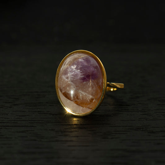 Amethyst Ring _ Dome #04