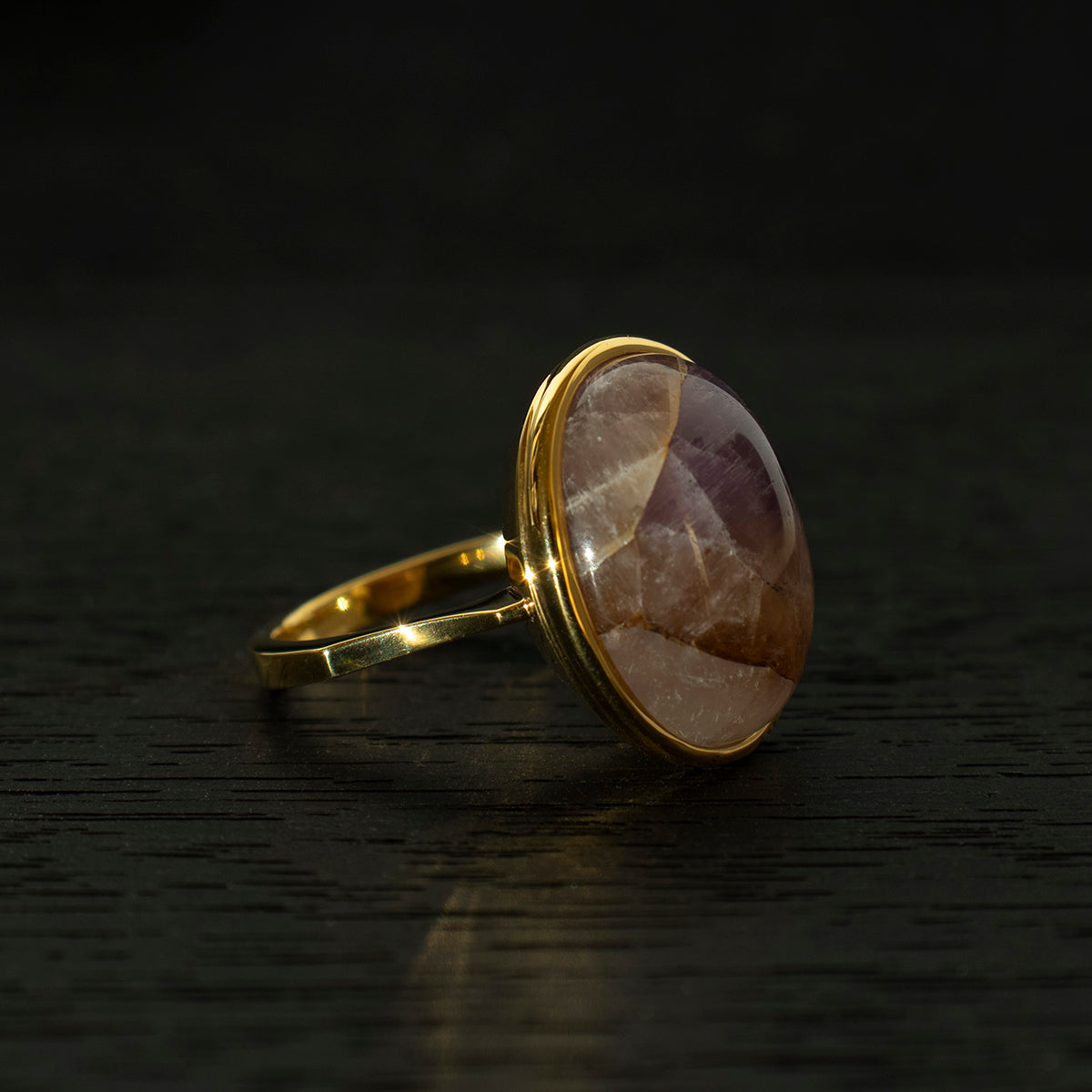 Amethyst Ring _ Dome #04