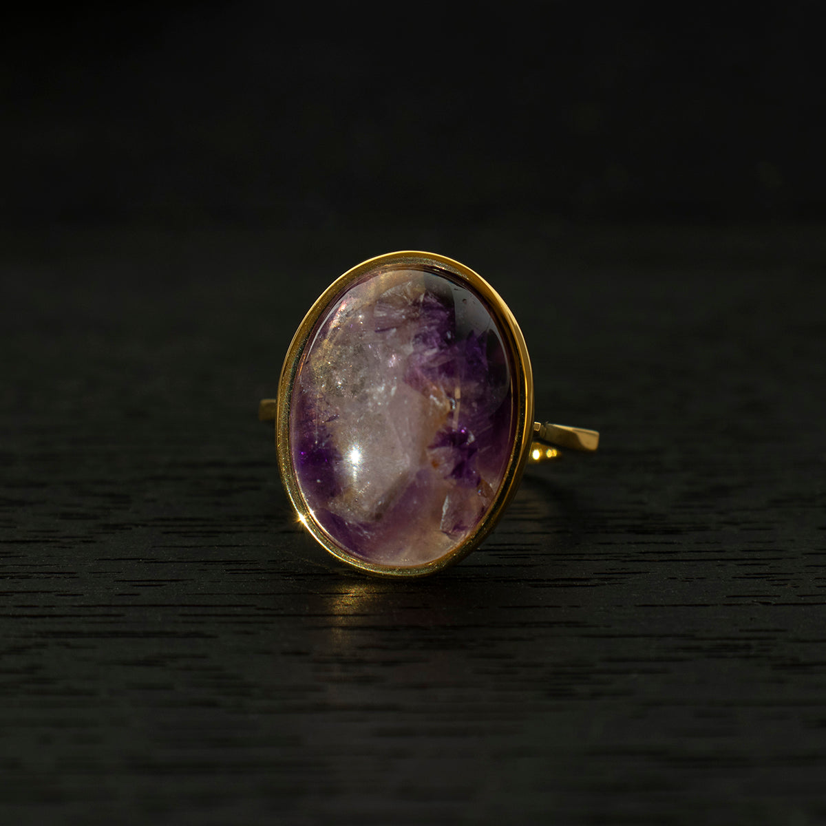 Amethyst Ring _ Dome #05