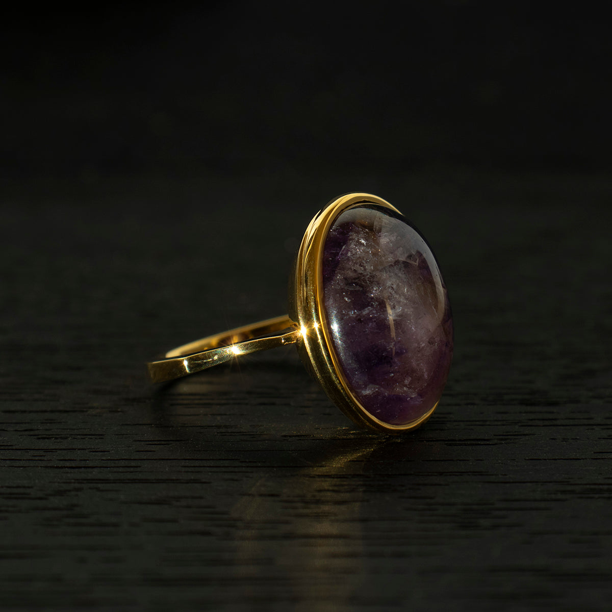 Amethyst Ring _ Dome #05