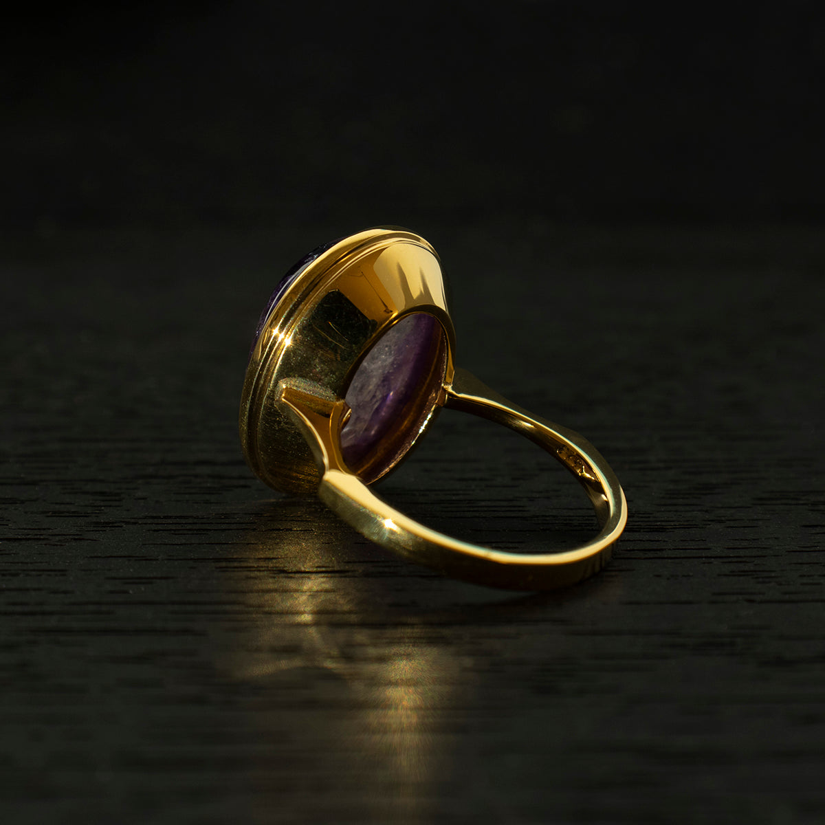 Amethyst Ring _ Dome #05