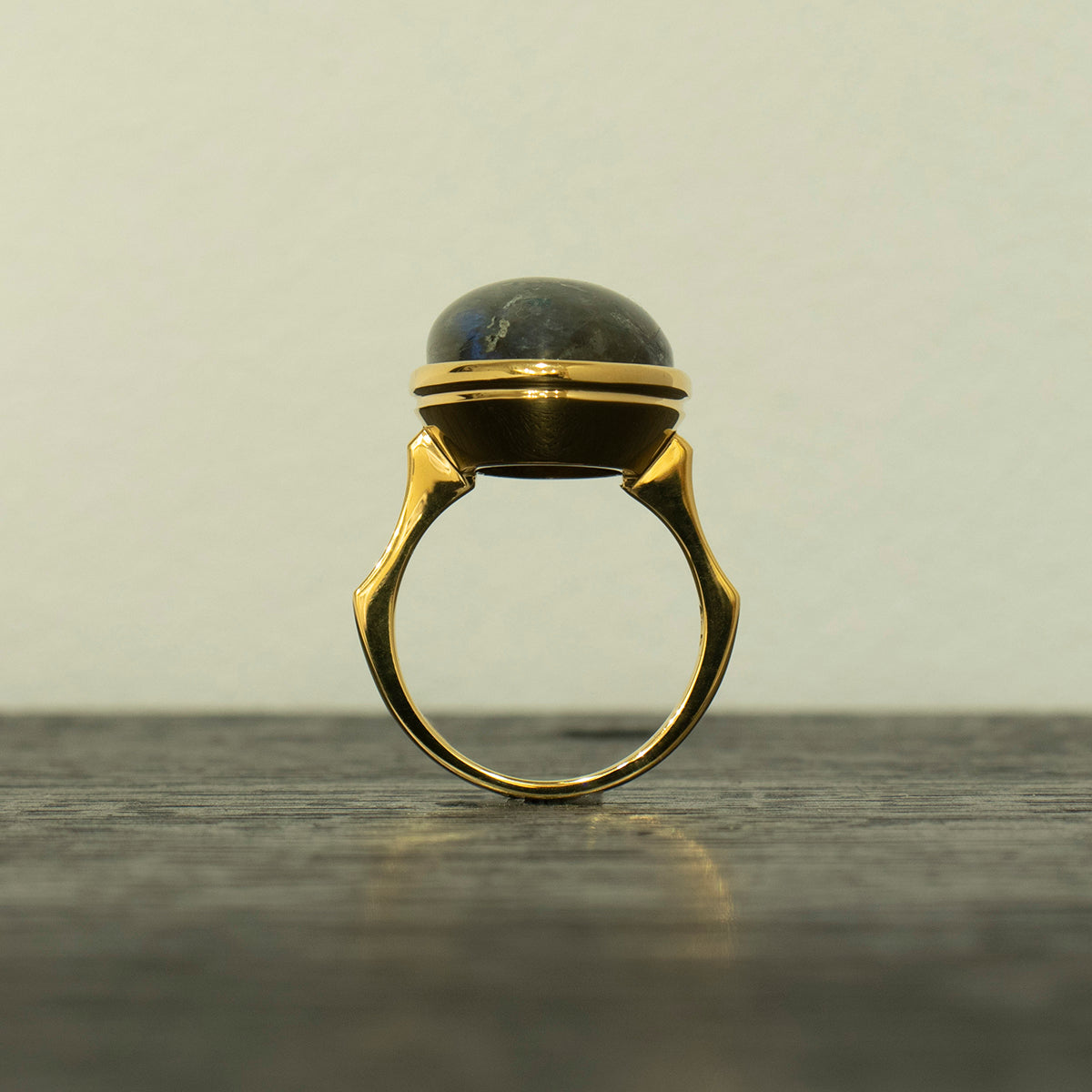 Labradorite Ring _ Dome #01