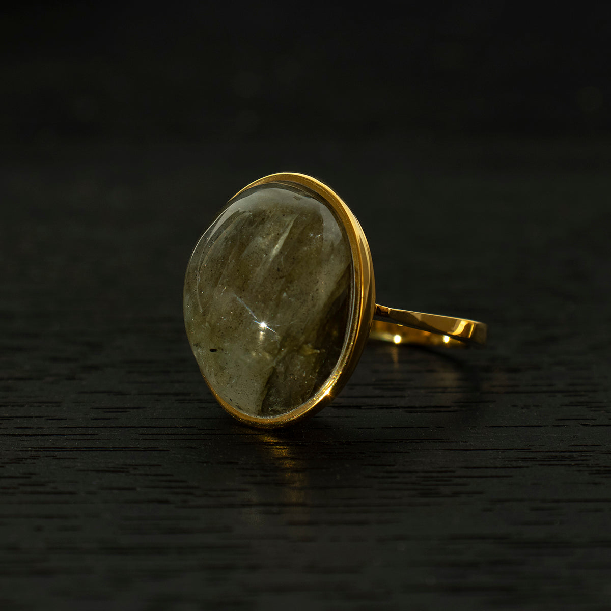Labradorite Ring _ Dome #02