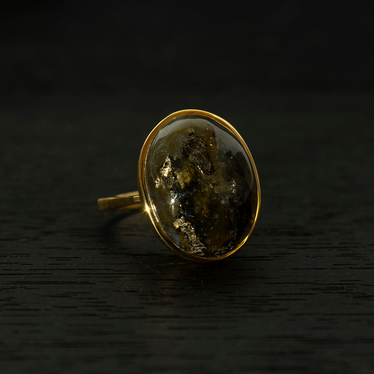 Labradorite Ring _ Dome #03