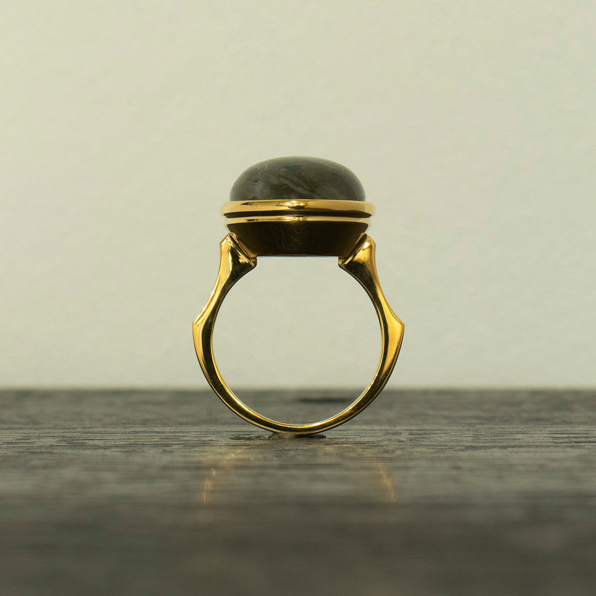 Labradorite Ring _ Dome #05