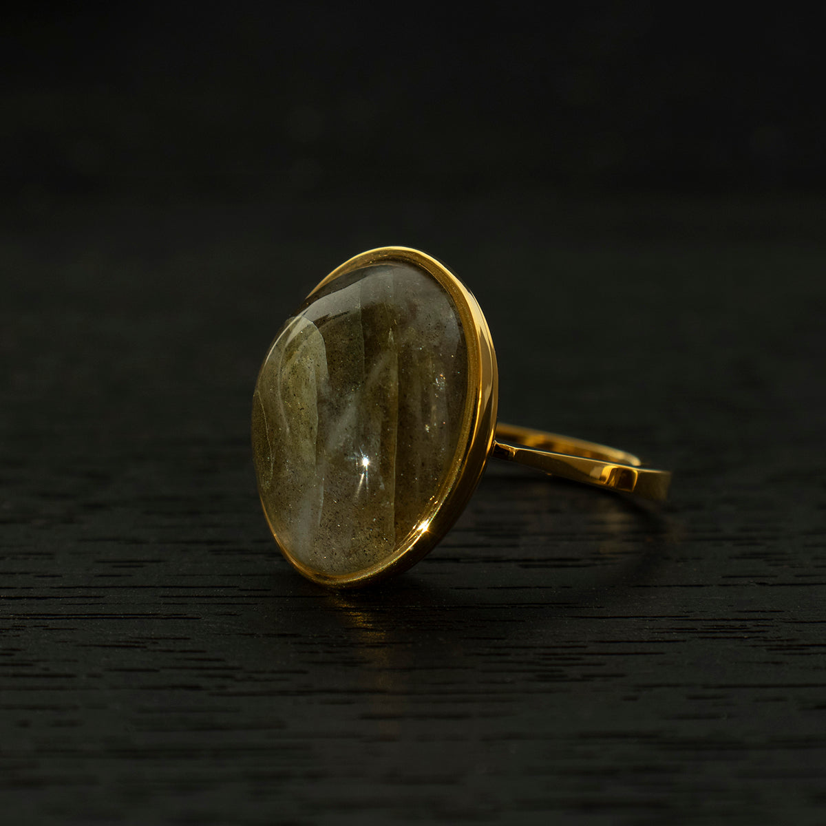 Labradorite Ring _ Dome #05