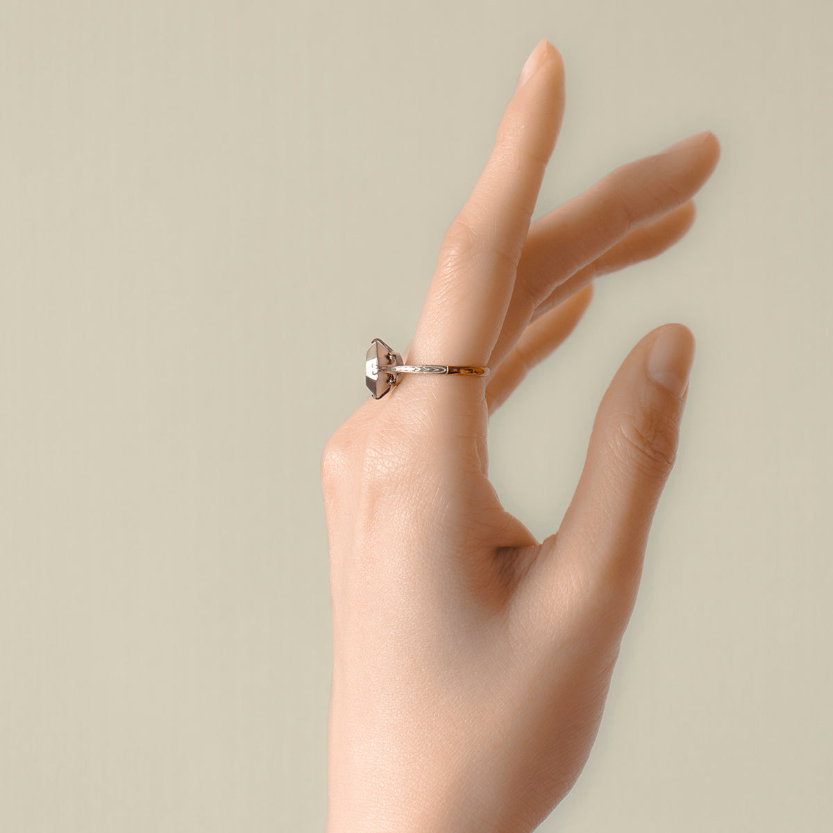 Molded Ring _ Garnet