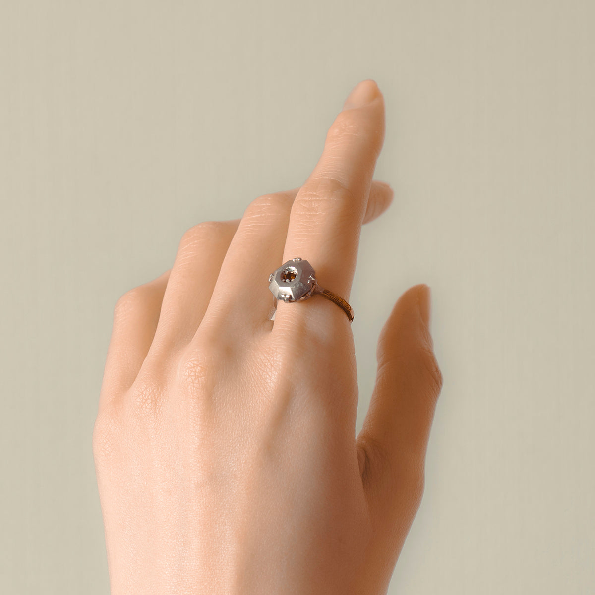 Molded Ring _ Garnet