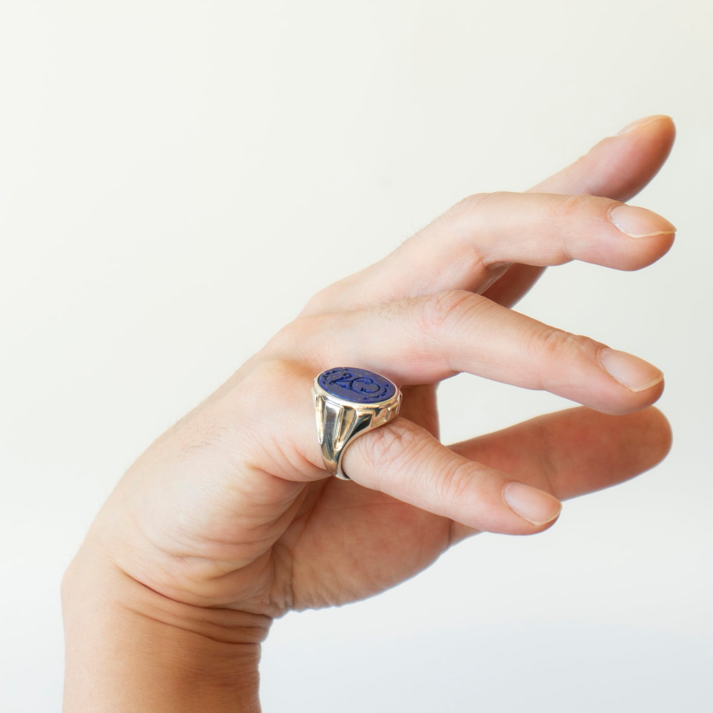 Signet Ring _ Lapis Lazuli