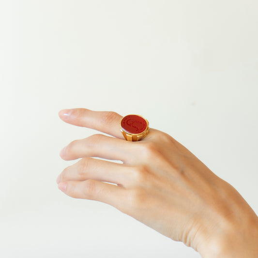 Signet Ring _ Carnelian